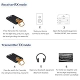 Universelle Kompatibilität: Kompatibel mit den meisten Smartphones und Bluetooth-fähigen Elektronik, einschließlich, aber nicht beschränkt auf iPhone, iPad, iPod, Tablet, Samsung Galaxy Note und Android-Smartphones. Stellen Sie einfach sicher, dass Ihr Gerät über einen AUX-Eingang (3,5-mm-Audioeingang) verfügt