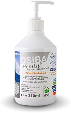 Osiba Memisil, 250 ml bottle with pump dispenser