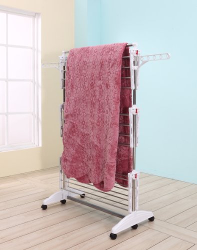 Hanuri One Touch Wäscheständer / Wäschetrockner / Variabel klappbar / Fußrollen - 18