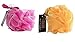 Hydrea High Quality Exfoliating Bath & Shower Body Puff/Scrunchie /Buffer Pink & Yellow Duo