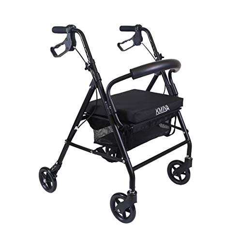 Buy KMINA Rollators 4 Wheels with Seat, Rollators Lightweight Folding