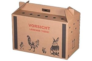 karton-billiger Lot de 10 cartons de transport pour animaux de compagnie - 3 tailles (L - 580 x 309 x 369 mm)