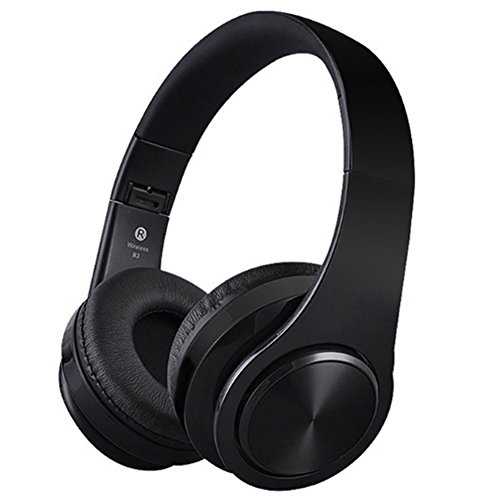 Book's Cover ofCasque Bluetooth Sans Fil Fonction 4en1 Casque Pliable Microphone Intégré Bluetooth Radio Carte de Mémoire 20 heures de reproducir 250 heures de travail compatible avec iPhone PC Mac et TV