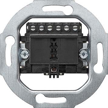 Preisvergleich Produktbild Gira 110010 Steckdose TAE 6 F N Einsatz