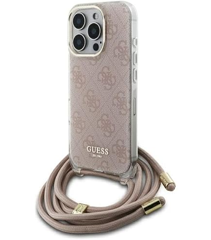 CG Mobile Guess Custodia In Pelle PU Per IPhone 16 Pro Max – Marrone, Profilo Sottile, Protezione Anti-Caduta - 4