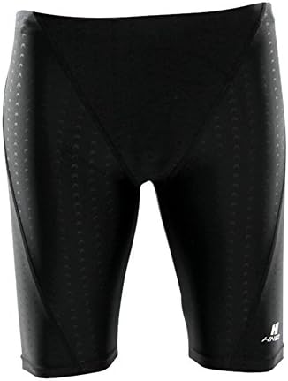 HNSD Swimwear Men's Sharkskin Water Repellent Men's Swimming Swim Trunks Sport Shorts Men Swimwear Black/L