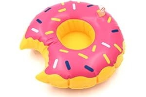 Bargain Wells Doughnut Inflatable Drink Holder – Donut Pool Bath Hot Tub Cup Float