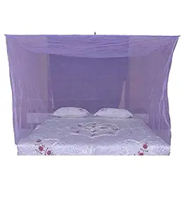 Popular Double Bed Mosquito Nets Avoid Annoying Insects, HDPE Mosquito Net, 6x6.5 Purple/Violet