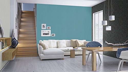 Tapete Rasch Home Vision Uni türkis 741346 - 3
