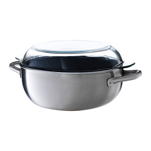 spécification IKEA 365 + - Faitout avec couvercle, acier inoxydable, verre clair - 5 l