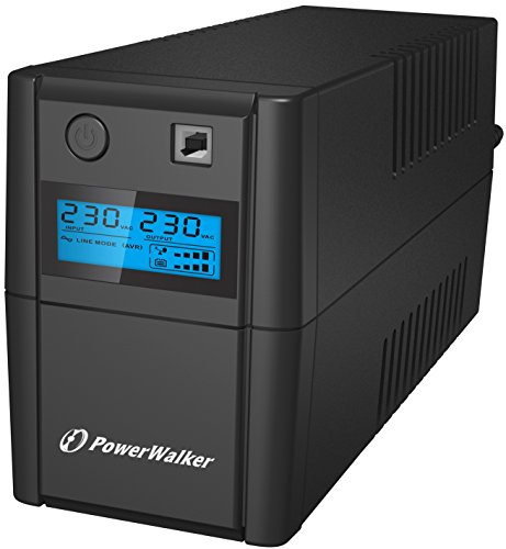 POWERWALKER VI 650 SHL Schuko 650VA / 360W Line-Interactive USV Tower AVR HID LCD - 2