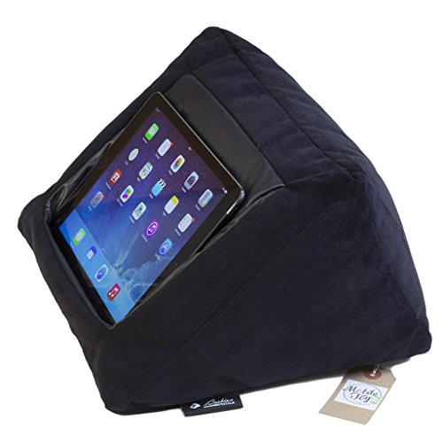 Haltekissen für iPad und andere Tabletgeräte, Schwarz Für Zuhause, das Bett oder den Schreibtisch Verhindert Verletzungen durch wiederholte Beanspruchung und Schulterschmerzen Beanbag-Füllmaterial - 3