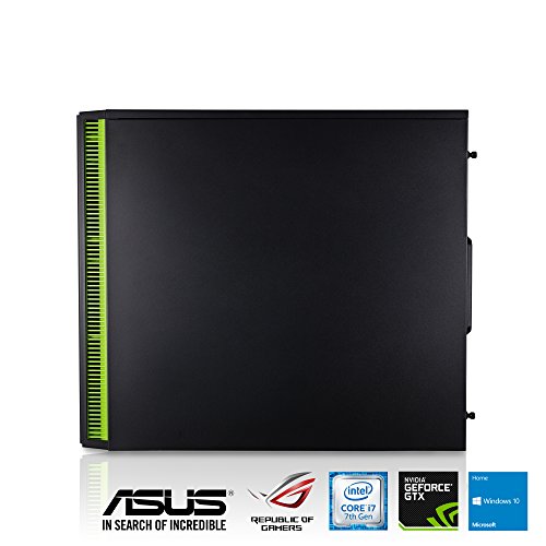 XMG SECTOR² lvl.2 Desktop Gaming PC, powered by ASUS (Intel i7-7700, GTX 1080, 16GB RAM, 256GB SSD, 2TB HDD, Win 10 Home) schwarz - 5