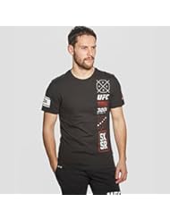 Reebok Ufc Fg 5X5R Tee Camiseta, Hombre, Negro, L