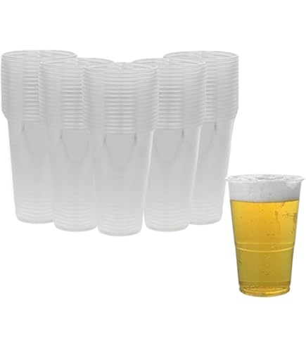 Bicchieri Da Vino Monouso 30 Pezzi | 200ml | Plastica Trasparente | Per Picnic E Feste - Foto 3