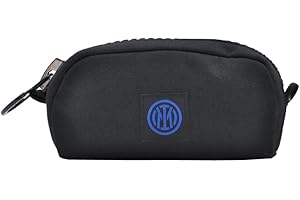 Petite Pochette en Toile avec Grande Fermeture éclair et Logo Inter. Produit Officiel Inter 153429