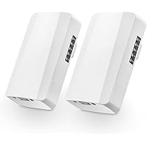 Bridge WiFi Punto-punto 2.4GHz Fino A 1 Km – Antenna Direzionale, Doppia Ethernet E Alimentazione Type-C
