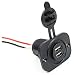 Produktbild HaiMa Cs-243A1 12V Universal Dual USB Ports Power Supply Device Car Charger-Black