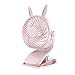 Produktbild QZYY USB Clip Ventilator Mini Tischventilator Fan Tragbarer Wiederaufladbarer USB Leise Ventilator 3 Geschwindigkeitsstufen 360 Drehbare Einstellbare für Haus Büro Schlafzimmer Camping