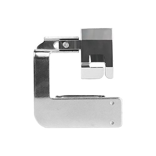 ONEVER Zink Legierung gerollt Hemmer Presser Fuß für Bruder Sänger Necchi Elana Janome Nähmaschine, 8pcs in 1 Satz - 6