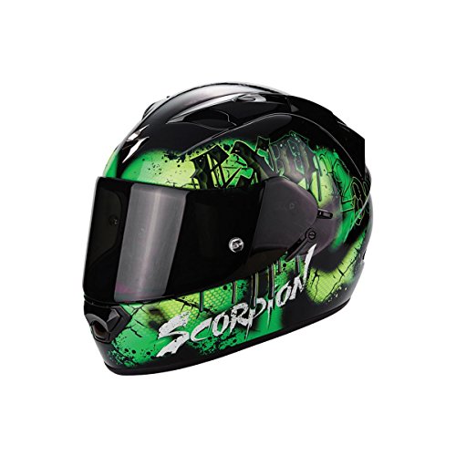 Scorpion Casco Moto EXO-1200 Air Tenebris Black/Green, S
