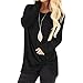 Produktbild Btruely Pullover Damen Rundhals Herbst Langarmshirt Frauen Tunic Loose Fit Oberteile Langarm Tops