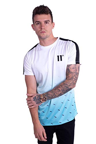 Preisvergleich Produktbild 11 Degrees Fade Repeater T-Shirt-Minze X.S Mint