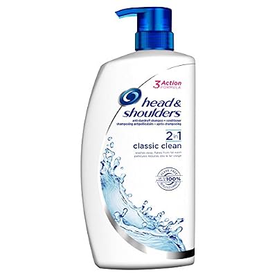 Head & Shoulders Shampooing Antipelliculaire 2 en 1 Classic 1L