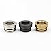 Produktbild DIY-24H - Drip Tip Adapter von 810 auf 510 Anschluss Driptip RDA RBA RTA / SMOK - TFV8, TFV12 uva. Verdampfer, Atomizer (Gold)