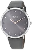 Hugo BOSS Damen Datum klassisch Quarz Uhr mit Leder Armband 1502413