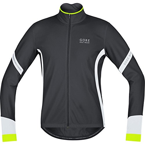 GORE BIKE WEAR Herren Thermo Rennrad-Jersey, Langarm, GORE Selected Fabrics, POWER 2.0 Thermo Jersey, Gre: M, Schwarz/Wei, KMPOWE