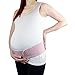 Bracoo Breathable Abdominal Binder and Maternity Back Support, One Size, Pink