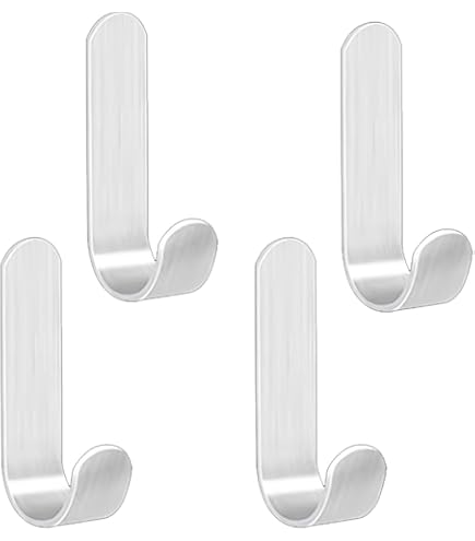 8 Ganci Per Asciugamani Senza Cuciture - In Pelle PU Con Bottone, Per Cucina, Bagno O Campeggio, Colore Beige