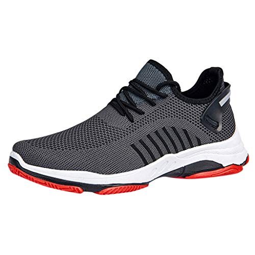 Preisvergleich Produktbild RYTEJFES Herren Turnschuhe Laufschuhe Fitnessschuhe Atmungsaktiv Leichtgewicht Freizeitschuhe Mode Mesh Tuch Freizeitschuhe Outdoorschuhe