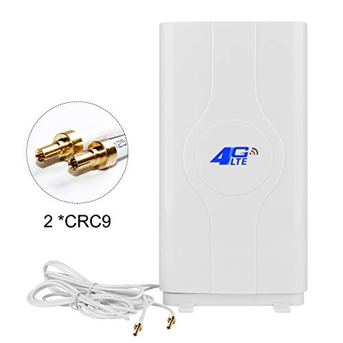 NETVIP 4G Antenna CRC9 LTE 49dBi Dual Mimo 3G/4G Amplifica il Segnale Ethernet con Funzione di Ripetitore Amplificatore di Segnale per la Banda Larga Mobile di Wifi Router