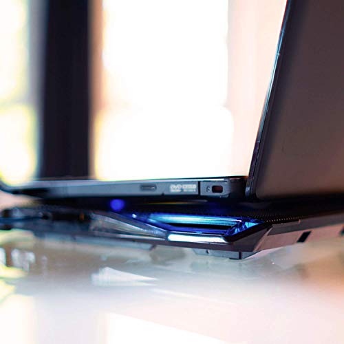 En Venta KLIMTM Cyclone - Base de Refrigeración para Portátil + Potente
Refrigerador Portátil con 5 Ventiladores para Ordenador Gaming + Varias
Inclinaciones + Soporte Estable + Rojo - Nueva Versión 2019 Revisión