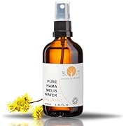 Organic Hydrolat Witch Hazel - hamamelis water Floral Water 100% Alcohol free Pore cleaner Oily Skin Toner Face Make up Remover Blemish Acne natural cleanser and toner 100ml- 3.51 Fl oz