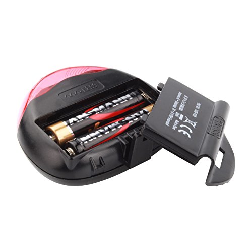 ANSMANN LiteRider Fahrrad-Licht Set LED (Vorder- & Rücklicht, 2 Halterungen, 5x AAA Batterien) StVZO 22A/TA23 zugelassen - 9