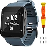 NotoCity pour Garmin Forerunner 35 Strap/Garmin Approach S10 Bracelet de Montre de Rechange en Silicone Souple Forerunner 35/