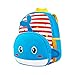 Produktbild Kinder Rucksack, HUIHUI Cartoon Canvas Backpack Schultertaschen Wasserdicht Reiserucksack Outdoor Wanderrucksacke Rucksack Schultasche Mode 2018 verrückter Verkauf (Blau)