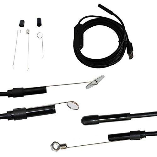 Preisvergleich Produktbild Sharplace 2in1 Androiden PC 8mm Endoskop Inspektionskamera Videokamera - 5m Weich