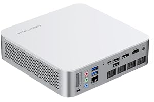 ‎MINIS FORUM MINIS FORUM M1-1295 Mini PC, Core i9-12950HX (16 Kerne, 24 Threads bis 5,0 GHz) und UHD-Grafik, 32 GB DDR4/1 TB PCIe 4.0 SSD, 4K mit HDMI/DP, 2,5G RJ45, USB 2.0, USB 3.2, Wi-Fi 6E, BT 5.2
