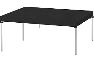 VANSHEIM Tischplattenabdeckung Schutzhülle für Tischplatte Gartentischabdeckungen Abdeckhaube Tisch Wasserdicht Gartentisch Abdeckung Rechteckig Gartentischhülle Abdeckplane Gartentisch 220x100x15cm