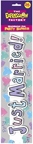 Just Married - Holographic Banner