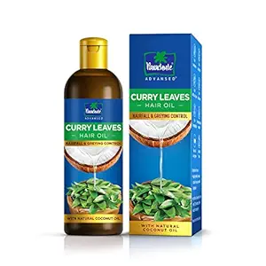 Parachute Advansed Curry Leaves Hair Oil for Hair Fall and Greying Control - With Natural Coconut Oil & Vitamin E - 200ml