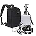 Price comparison product image FORSPARK Camera Bag Backpack for DSLR Cameras, Camera Backpack with Waterproof Rain Cover, Multi-Function for Laptops Tablets Canon Nikon Camera Accessories Bag - Black