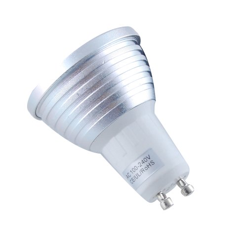 THG 4x GU10 3W RGB 16 Bunt LED Spot Birne Farbwechsel Lampe Licht mit IR Fernbedienung - 8