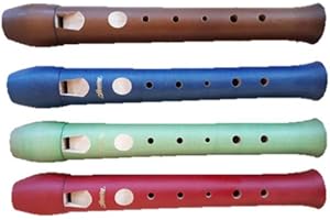 GERALD SCHNEIDER ZWOTA Schneider Kindergartenflöte, Ahorn rot - für den Einstieg ins Blockflötenspiel