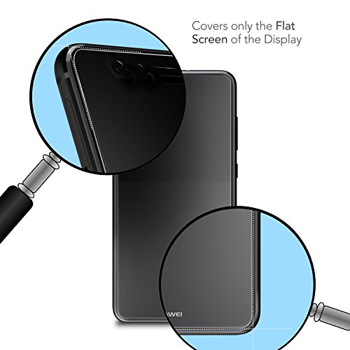 UTECTION 2X Huawei P10 Lite Protector de Pantalla de Cristal Templado    Protecci  n Anti-Golpes y ara  azos    Sin Burbujas    Vidrio producido  peque  o Que el Display Debido a los Bordes curvos 