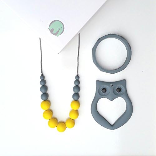 Mama Knows Silicone Teething Necklace Gift Set - Betty Sunshine